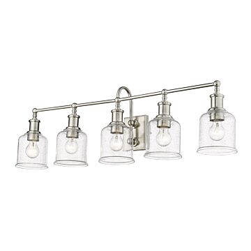 Z-Lite Bryant 5-Light Bathroom Vanity Light In Brushed Nickel