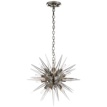Quincy  Chandelier in Polished Nickel by Visual Comfort Signature