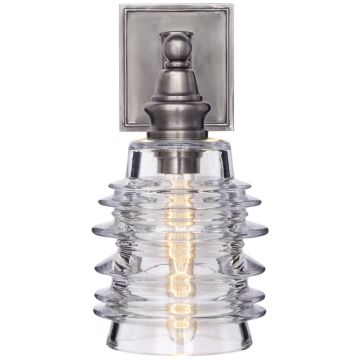 Covington  Wall Sconce in Antique Nickel by Visual Comfort Signature