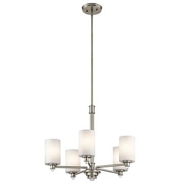 Joelson Five Light Chandelier in Brushed Nickel by Kichler