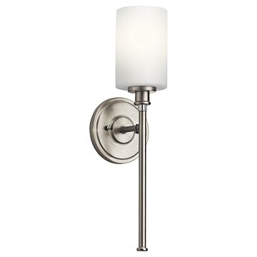 Joelson One Light Wall Sconce in Brushed Nickel by Kichler