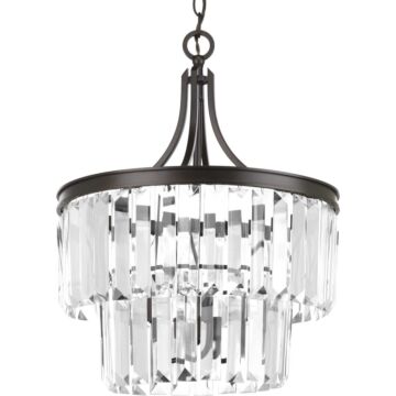 Glimmer 3-Light Semi-Flush Convertible in Antique Bronze