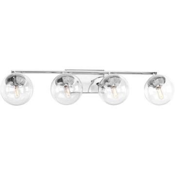 Mod 4-Light Bathroom Vanity Light in Polished Chrome
