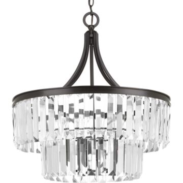 Glimmer 5-Light Pendant in Antique Bronze