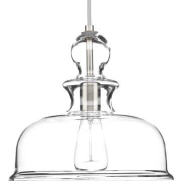 Staunton 1-Light Pendant in Brushed Nickel