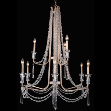 Nine Light Chandelier by Varaluz
