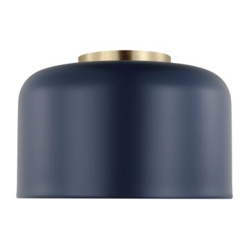 Malone LED Flush Mount in Navy by Visual Comfort Studio