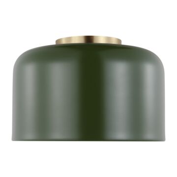 Malone LED Flush Mount in Olive by Visual Comfort Studio