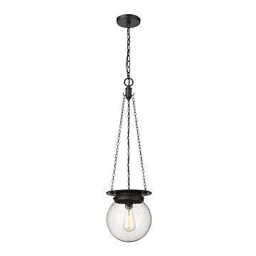 Calhoun 1-Light Pendant in Matte black