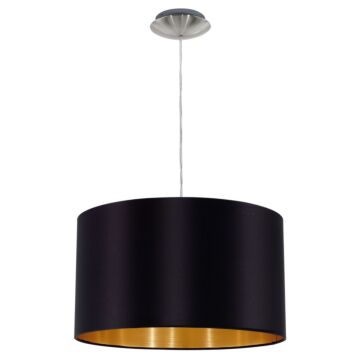 Maserlo 1-Light Pendant in Satin Nickel