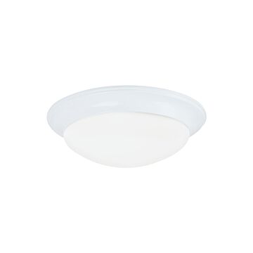 Nash 1-Light Flush Mount in White