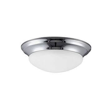 Generation Lighting Nash 2-Light Ceiling Light in Chrome