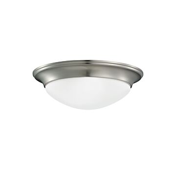 Generation Lighting Nash 2-Light Ceiling Light in Brushed Nickel