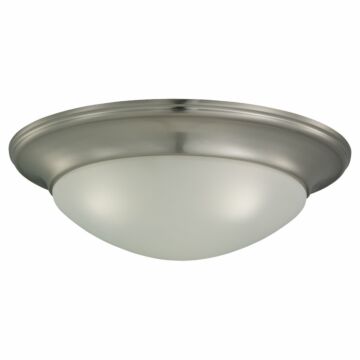 Generation Lighting Nash 3-Light Ceiling Light in Brushed Nickel