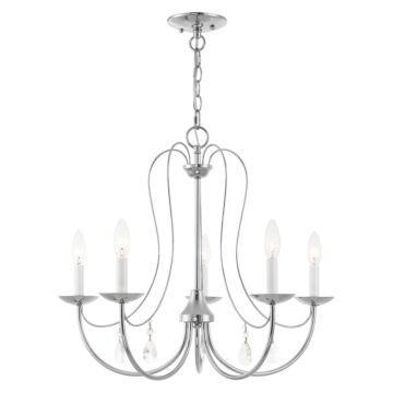 Mirabella 5-Light Chandelier in Polished Chrome