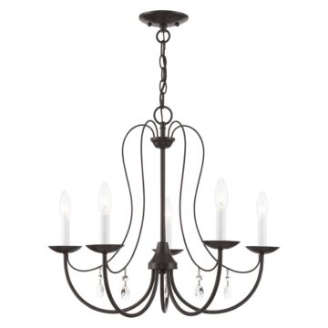 Mirabella 5-Light Chandelier in English Bronze