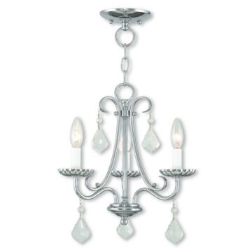 Daphne 3-Light Mini Chandelier in Polished Chrome