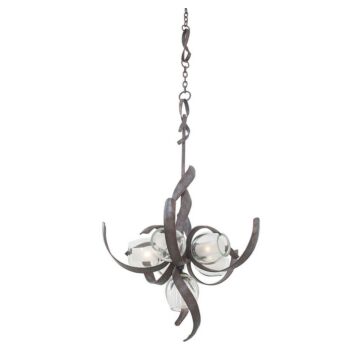 Solana LED Chandelier in Oxidized Copper by Kalco