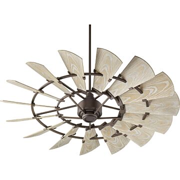 Windmill 60"Patio Fan in Oiled Bronze by Quorum International