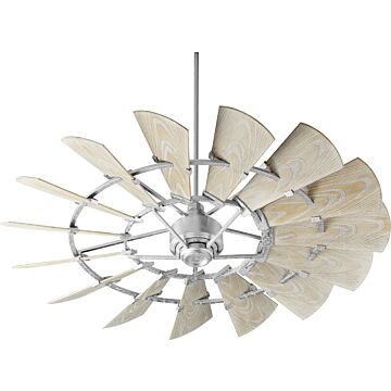 Windmill 60"Patio Fan in Galvanized by Quorum International