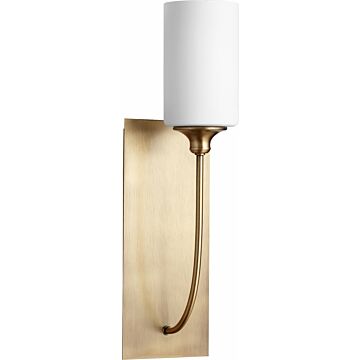 Celeste Wall Mount in Aged Brass by Quorum