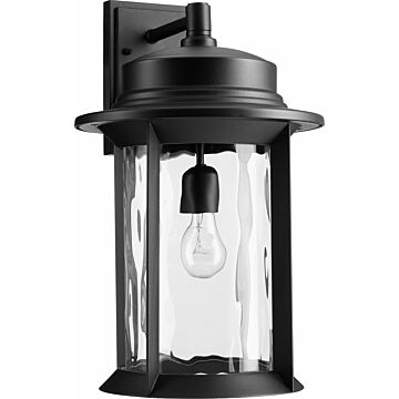 Charter One Light Outdoor Lantern in Textured Black by Quorum International