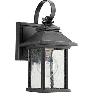 Pearson One Light Outdoor Lantern in Textured Black by Quorum International