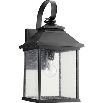 Pearson One Light Outdoor Lantern in Textured Black by Quorum International
