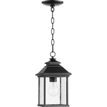 Pearson One Light Outdoor Lantern in Textured Black by Quorum International