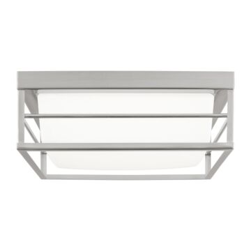 Dearborn LED Flush Mount in Brushed Nickel by Visual Comfort Studio