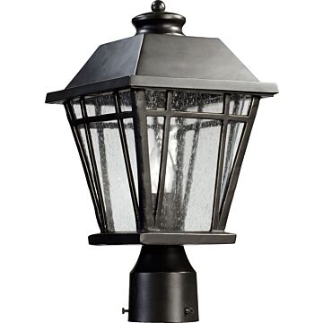 Baxter One Light Post Mount in Old World by Quorum International