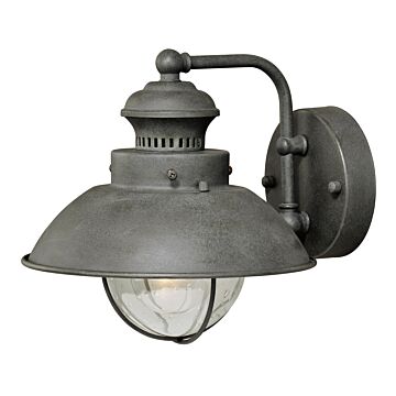 Harwich 1-Light Outdoor Wall Mount in Textured Gray