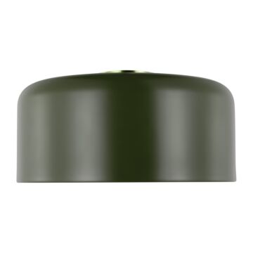 Malone LED Flush Mount in Olive by Visual Comfort Studio