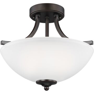 Generation Lighting Geary 2-Light Ceiling Light in Bronze