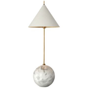 Cleo  Accent Lamp in Antique-Burnished Brass by Visual Comfort Signature