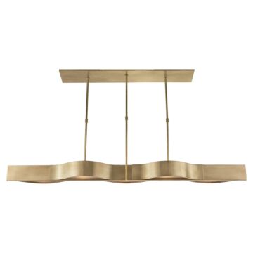 Avant  Pendant in Antique-Burnished Brass by Visual Comfort Signature