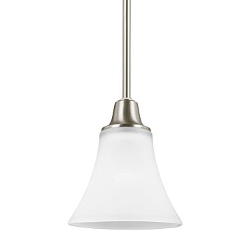 Metcalf  Mini-Pendant in Brushed Nickel by Generation Lighting