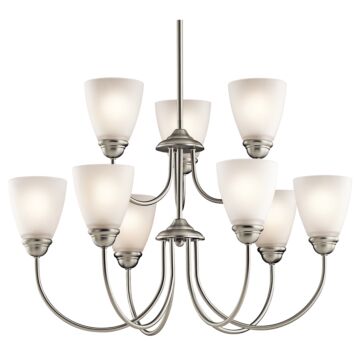 Jolie LED Chandelier in Brushed Nickel by Kichler