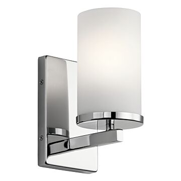 Crosby One Light Wall Sconce in Chrome by Kichler