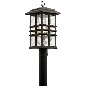 Beacon Square One Light Outdoor Post Mount in Olde Bronze by Kichler