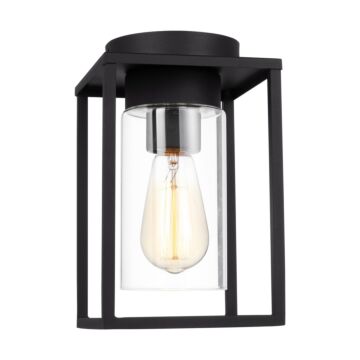 Vado One Light Outdoor Flush Mount in Black by Visual Comfort Studio