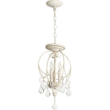 Ariel Three Light Dual Mount in Persian White by Quorum International
