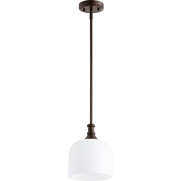 Richmond One Light Pendant in Oiled Bronze by Quorum International