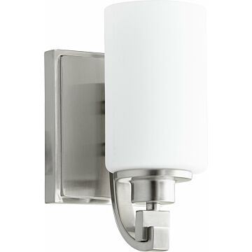 Lancaster Wall Mount in Satin Nickel by Quorum