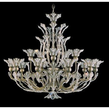 Rivendell 16 Light Chandelier in Heirloom Bronze by Schonbek
