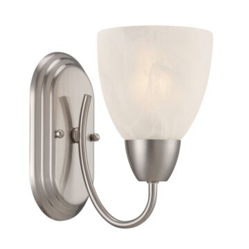 Torino 1-Light Wall Sconce in Brushed Nickel