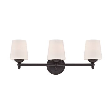 Darcy 3-Light Bathroom Vanity Light Bar in Oil Rubbed Bronze