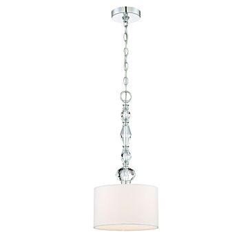 Evi 1-Light Mini Pendant in Chrome