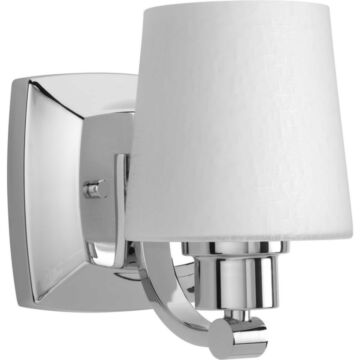 Glance 1-Light Bathroom Vanity Light in Polished Chrome