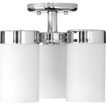 Elevate 3-Light Flush Mount in Polished Chrome